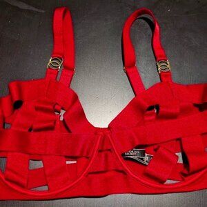 Victoria's Secret strappy underwire bra and panty set